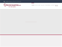 Tablet Screenshot of busscharter.no